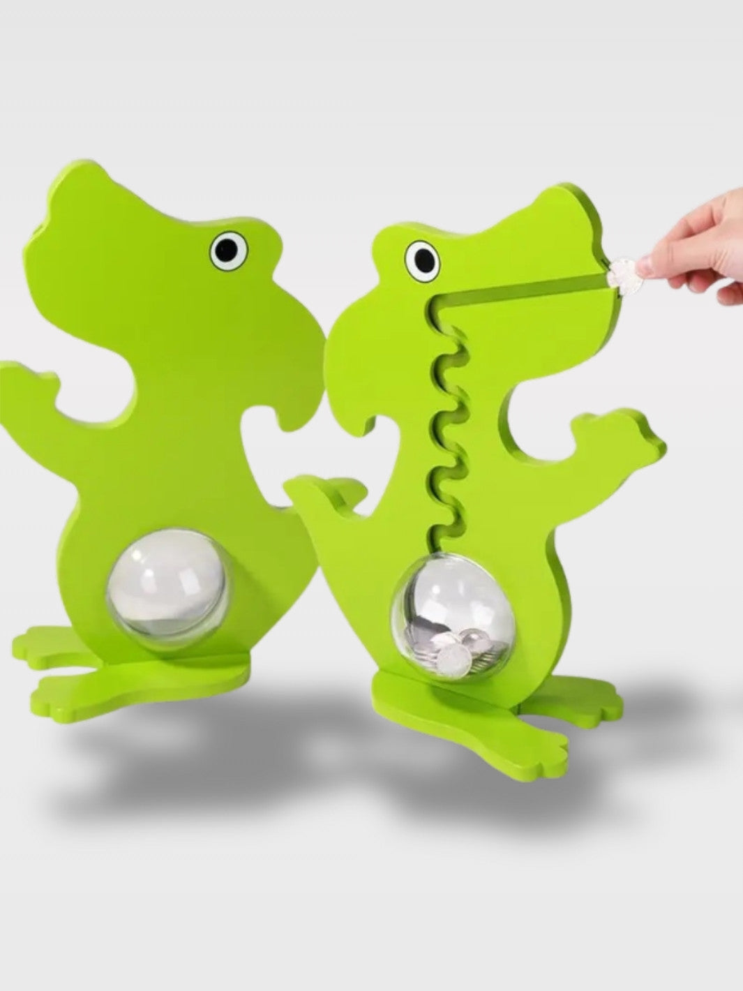 Tirelire Dinosaure en Bois<br>Le Trésor du Jurassique