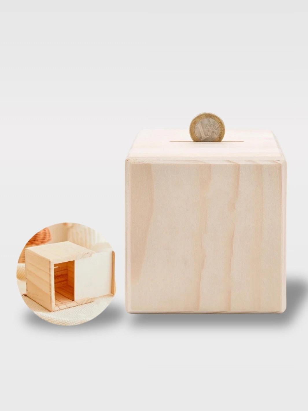 Tirelire Personnalisée Ours En Bois Avec Prénom<br>L’Ourson