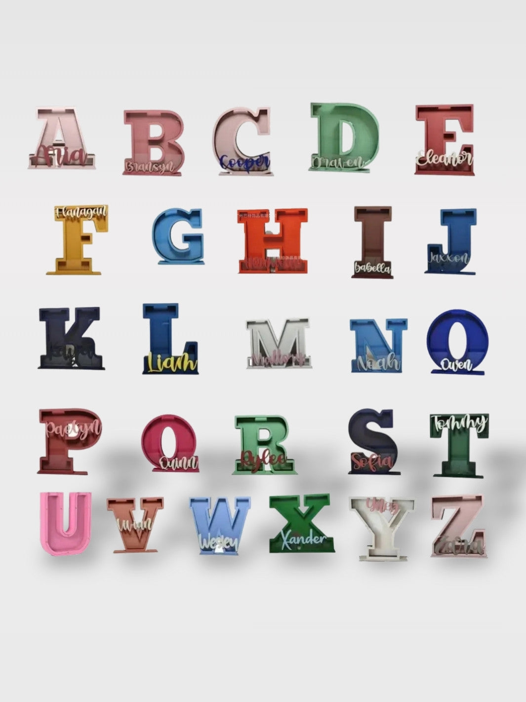 Tirelire Lettre En Bois Personnalisée Avec Nom<br>Le Petit Chef