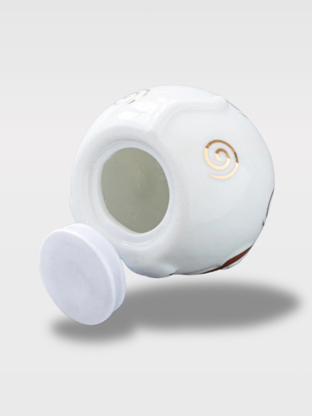 Tirelire En Céramique Chat Blanc<br>Le Félin Rêveur