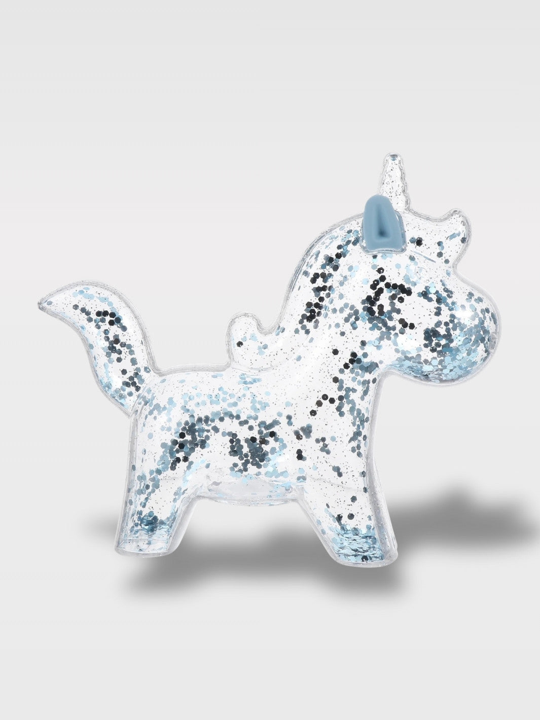Tirelire Licorne Transparente à Paillettes<br>Le Rêve Étincelant