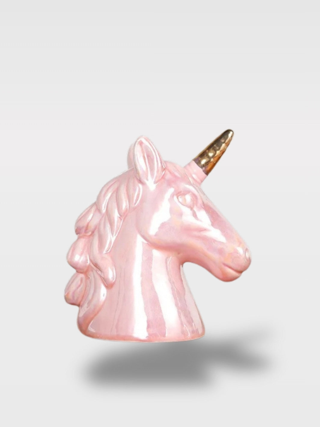 Tirelire Tête De Licorne En Céramique<br>La Reine Du Nord