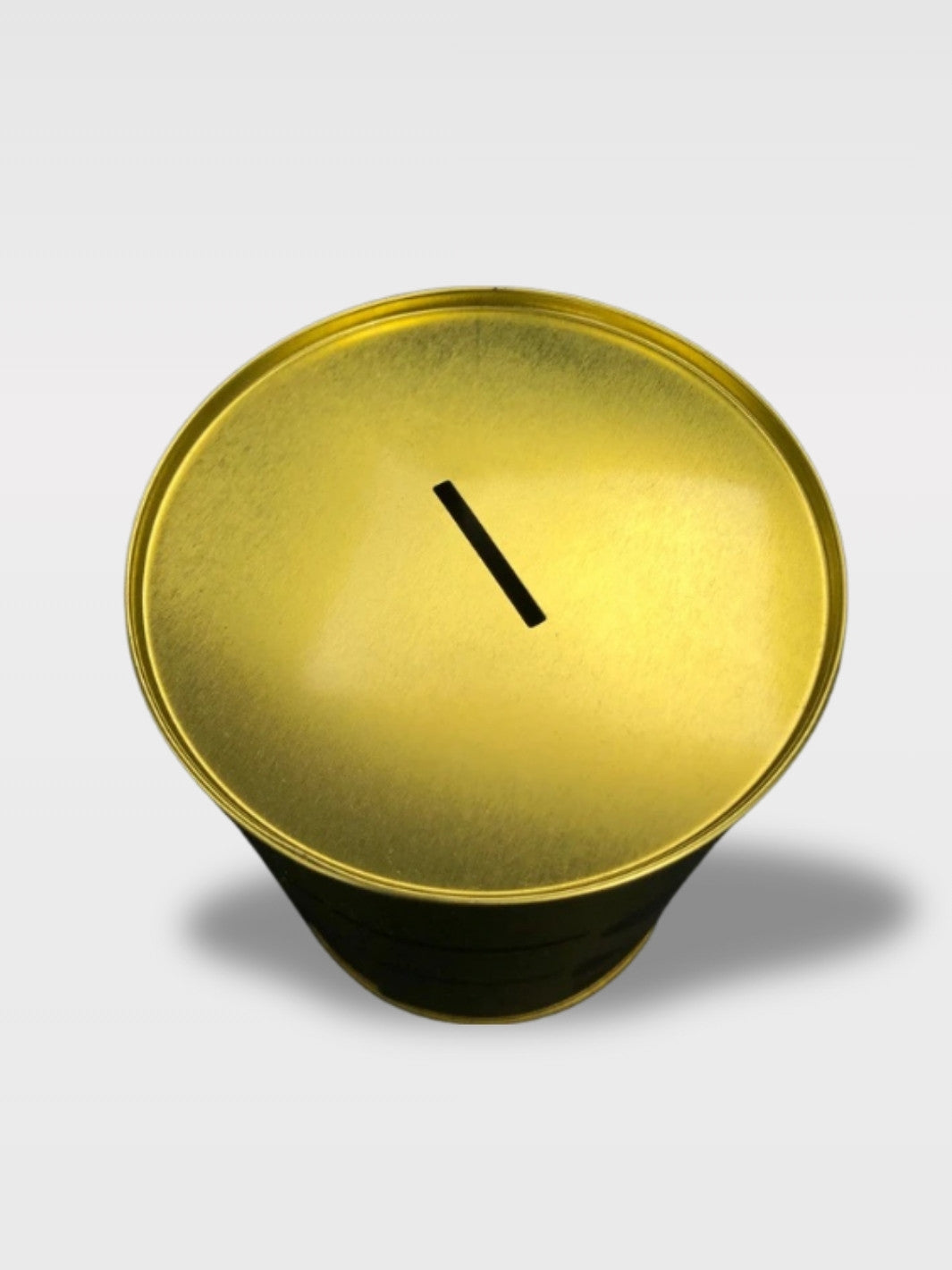 Tirelire Non Ouvrable Acier Doré<br>Le Tonneau Précieux