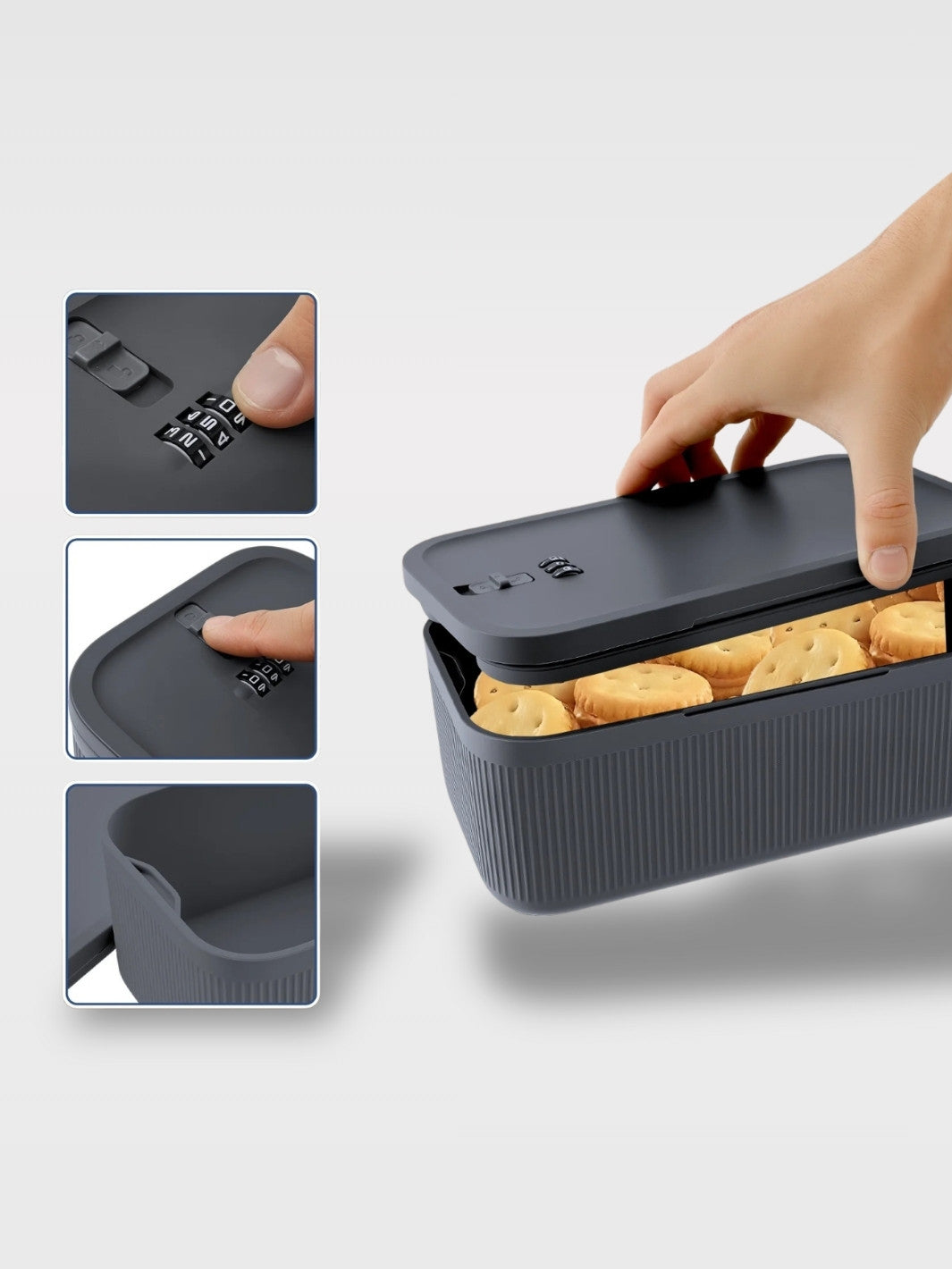 Coffre-Fort Portable à Code<br>Le Verrou Nomade