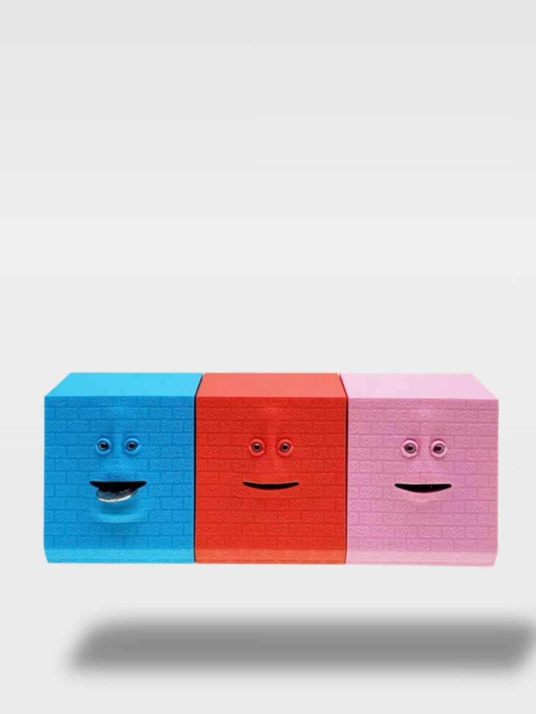 Tirelire Visage Mange Pièces Colorées<br>Le Gourmand Expressif