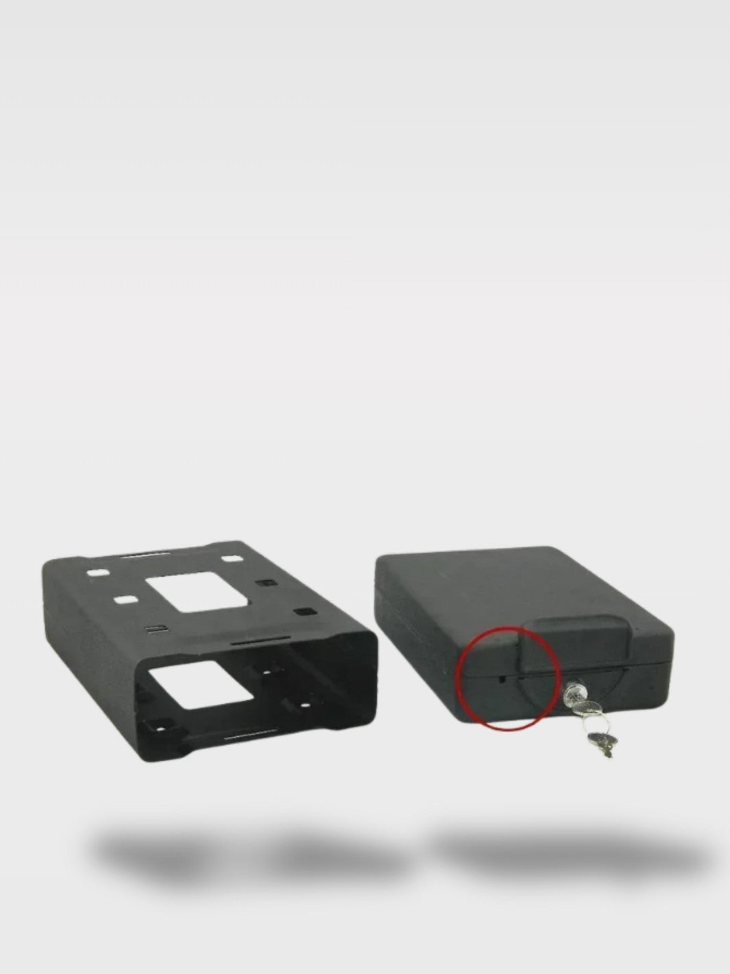 Mini Coffre‑Fort Métal à Clé Double Couche<br>Le Coffre Nomade