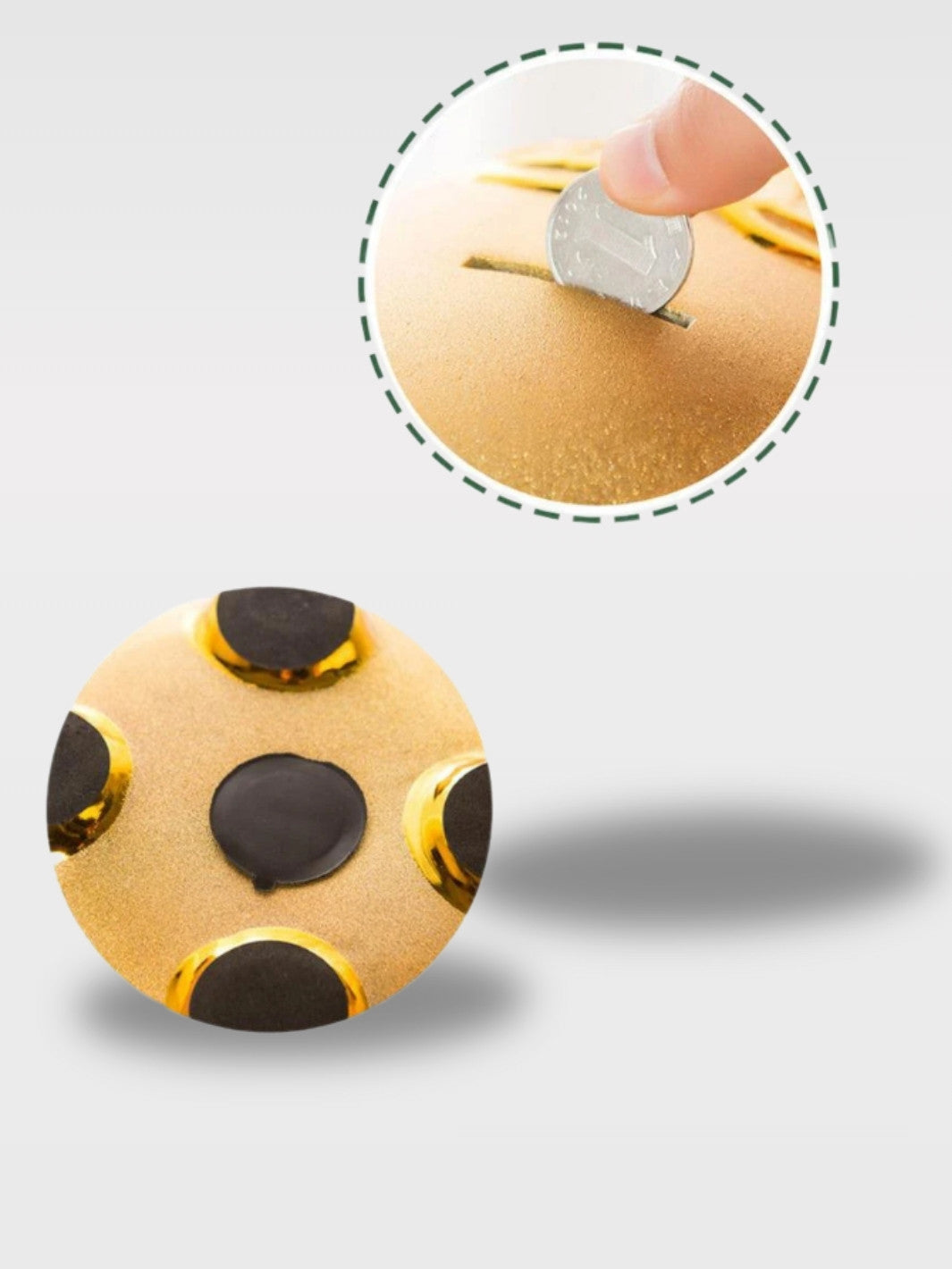 Tirelire Cochon Chinois Porte-Bonheur<br>Le Trésor Doré