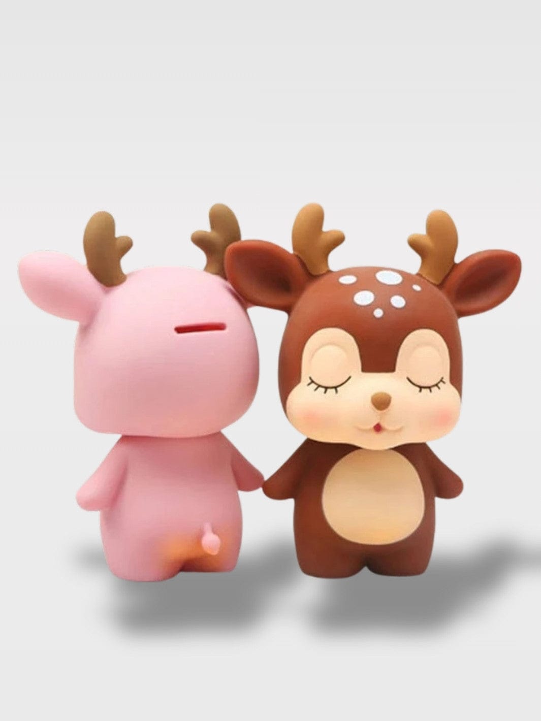 Cartoon Creative Resin Coin Piggy Bank Cartoon Deer-shaped Piggy Bank Living Room Bedroom Desktop Decoration Ornaments Deer