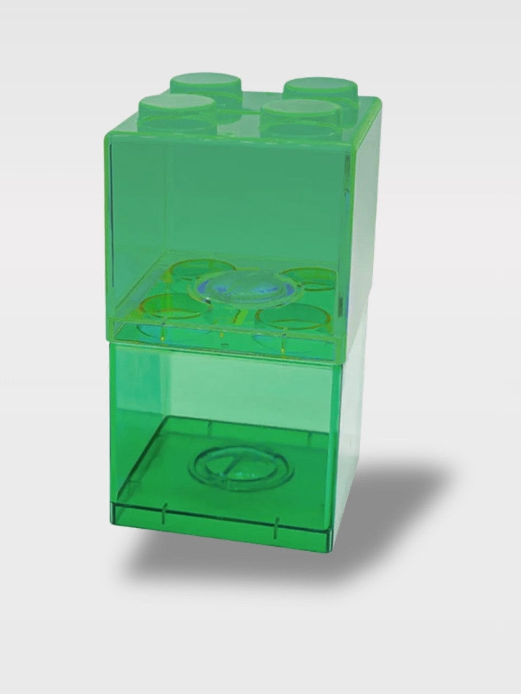 Tirelire Halloween Lettres Vertes Transparentes | Empilable