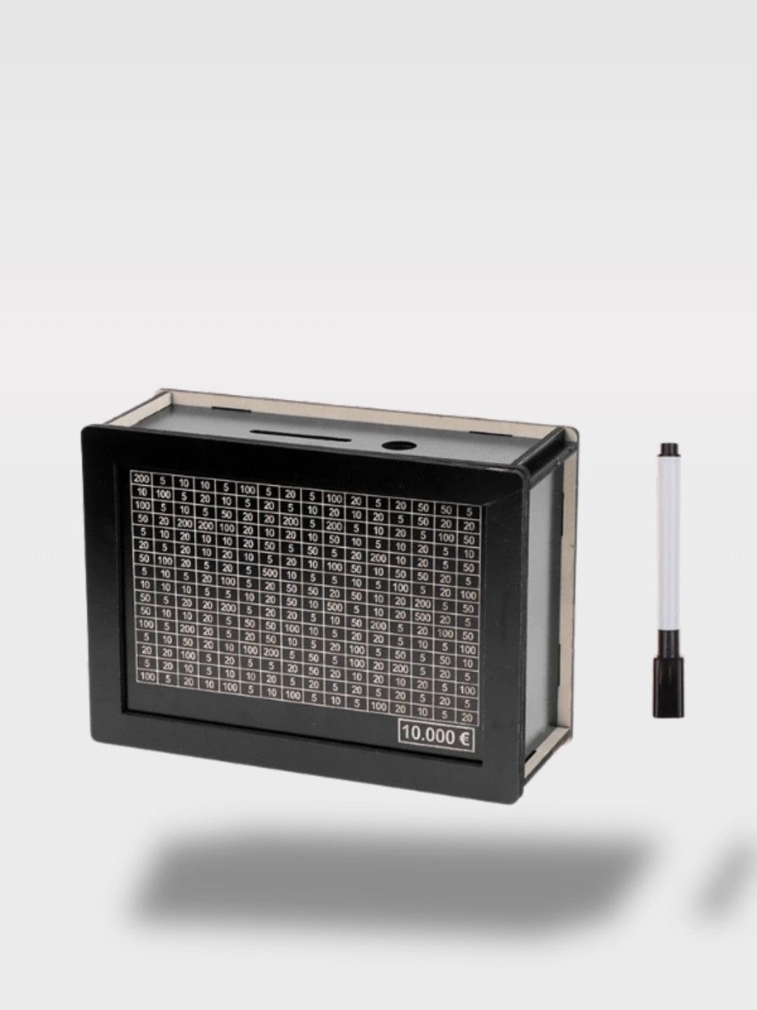 Tirelire Japonaise Originale Noire | Amovible et Réutilisable Le Samouraï Sénior – 10000 €
