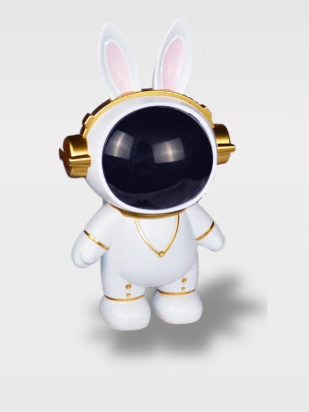 Tirelire Lapin Astronaute | Compagnon Cosmique d’Enfant Manuel – Lapin Blanc