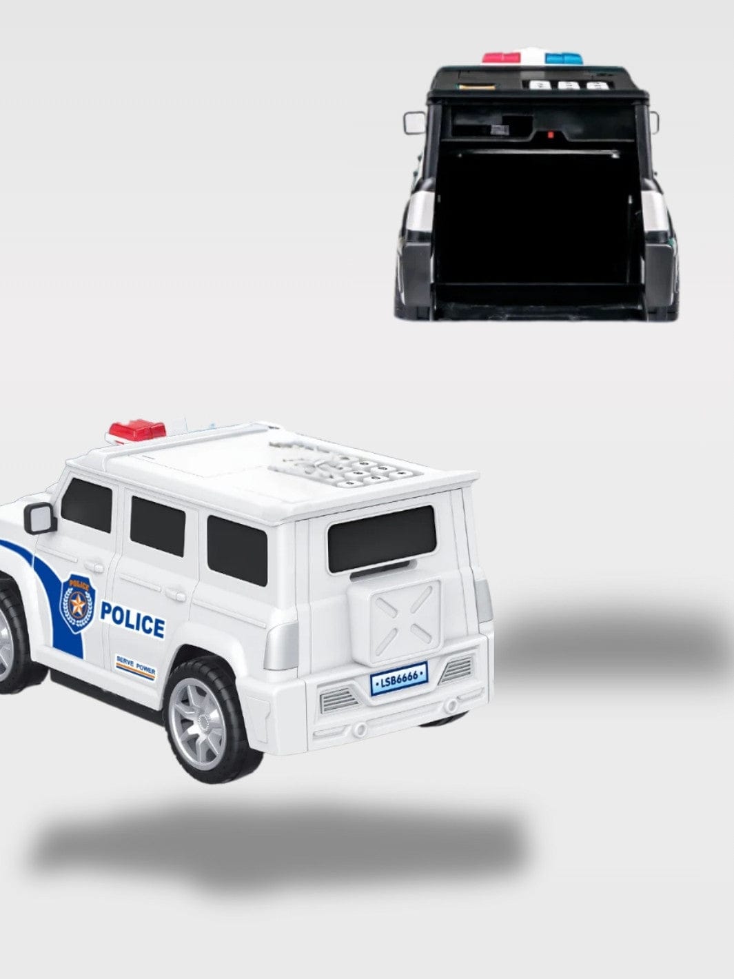 Tirelire Voiture De Police À Mot De Passe | Sécurité