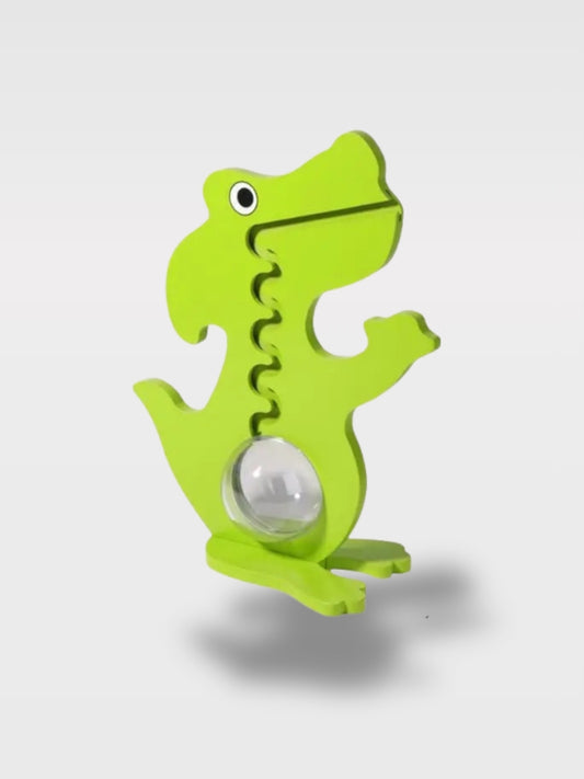 Tirelire Dinosaure en Bois<br>Le Trésor du Jurassique