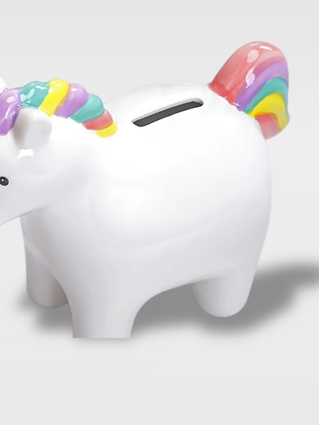 Tirelire Licorne Céramique Blanche<br>La Magie Étoilée