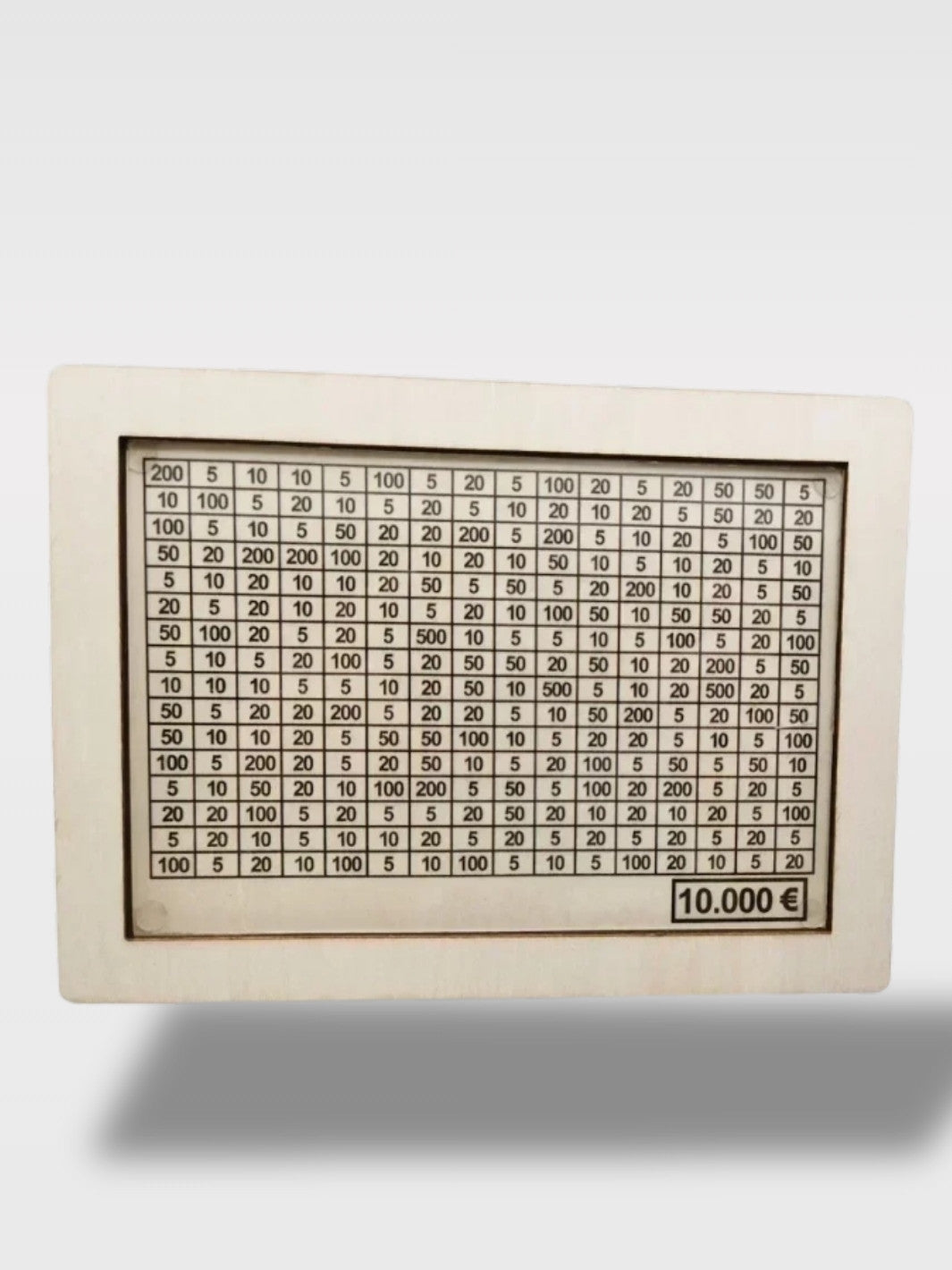 Tirelire en Bois Japonaise Blanche<br>Zen Comptoir