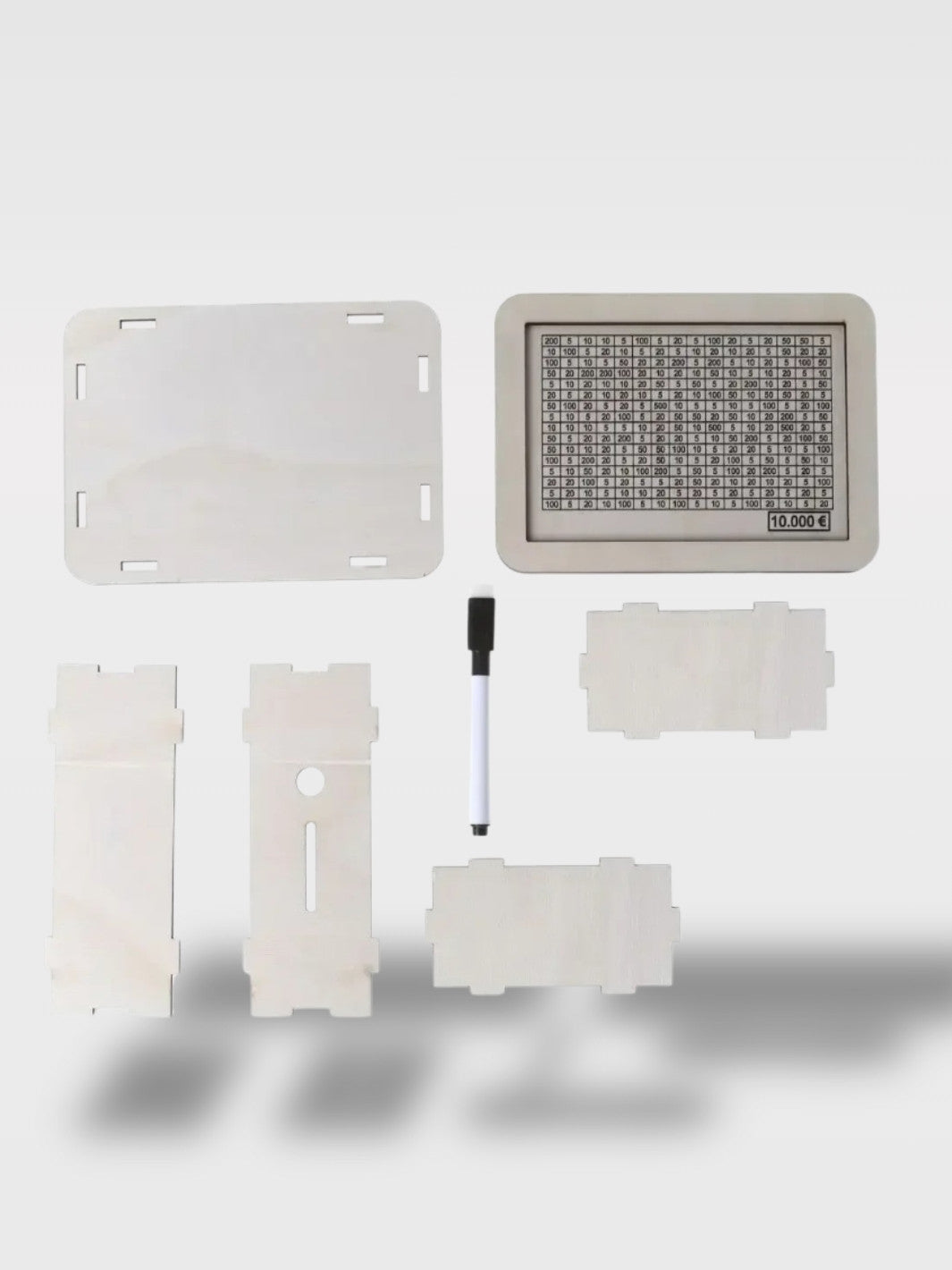 Tirelire en Bois Japonaise Blanche<br>Zen Comptoir