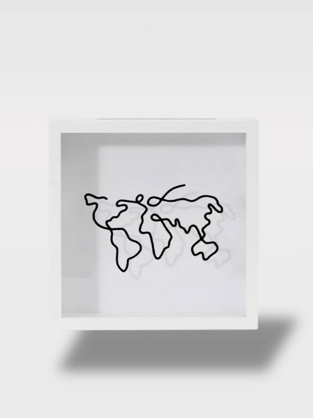 Tirelire en Bois Voyage Cadre Transparent<br>Le Cadre Rêveur