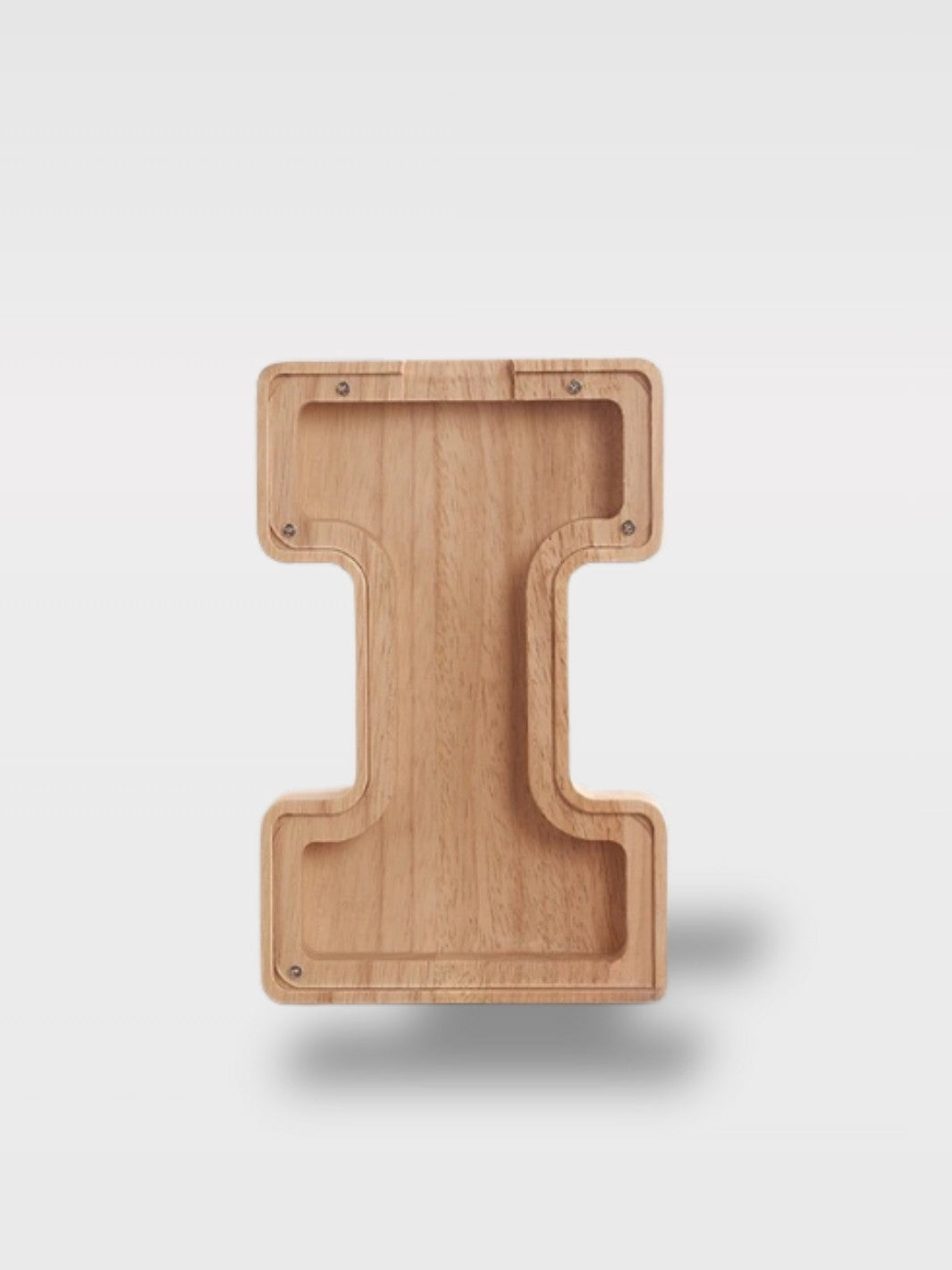 Tirelire En Forme De Lettre En Bois<br>Le Chêne