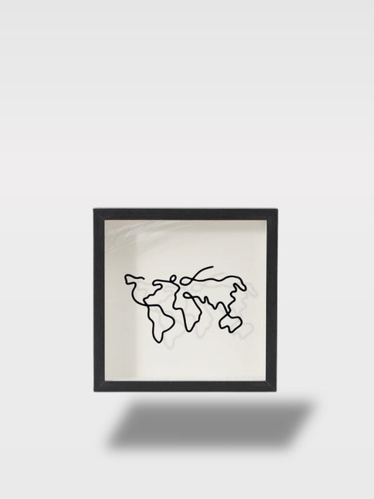 Tirelire en Bois Voyage Cadre Transparent<br>Le Cadre Rêveur