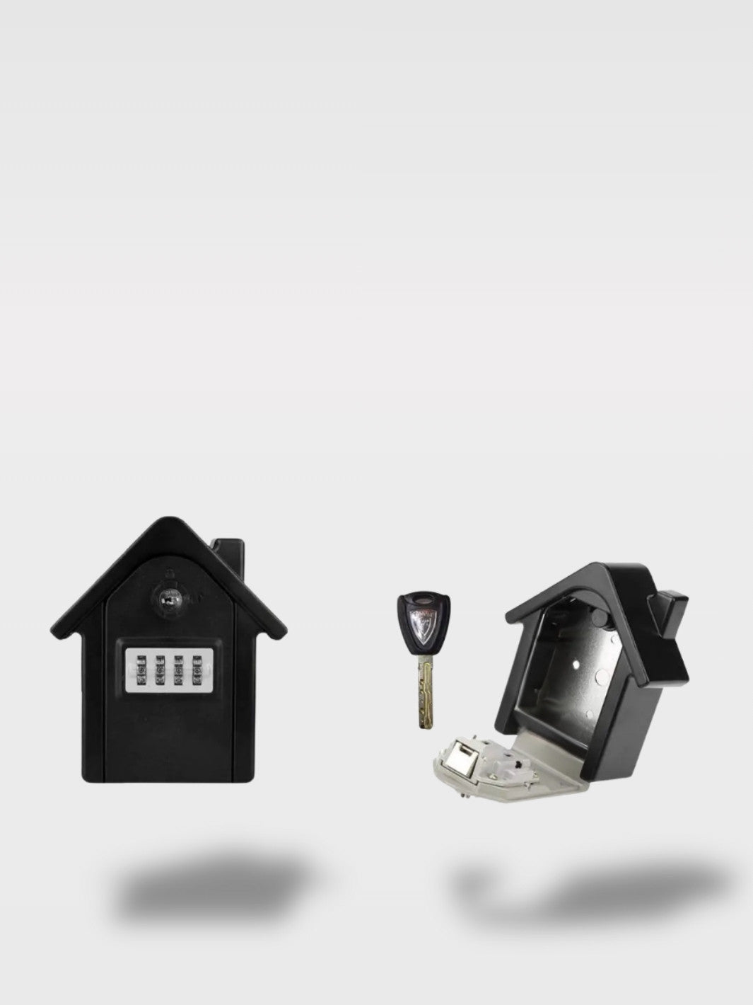 Coffre à Clé Encastrable 2 en 1 en Forme de Maison<br>La Petite Forteresse