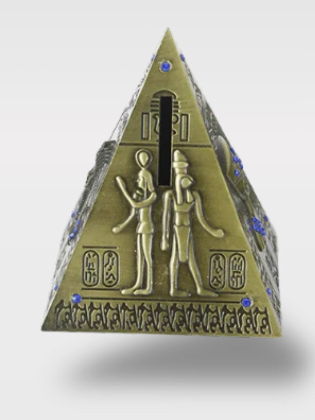Tirelire Pyramide En Métal<br>L’Architecte Des Pièces