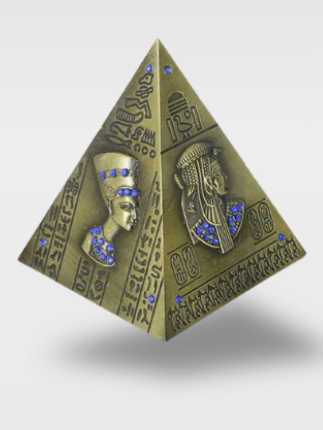 Tirelire Pyramide En Métal<br>L’Architecte Des Pièces