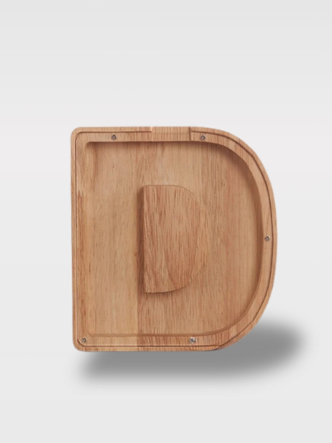 Tirelire En Forme De Lettre En Bois<br>Le Chêne