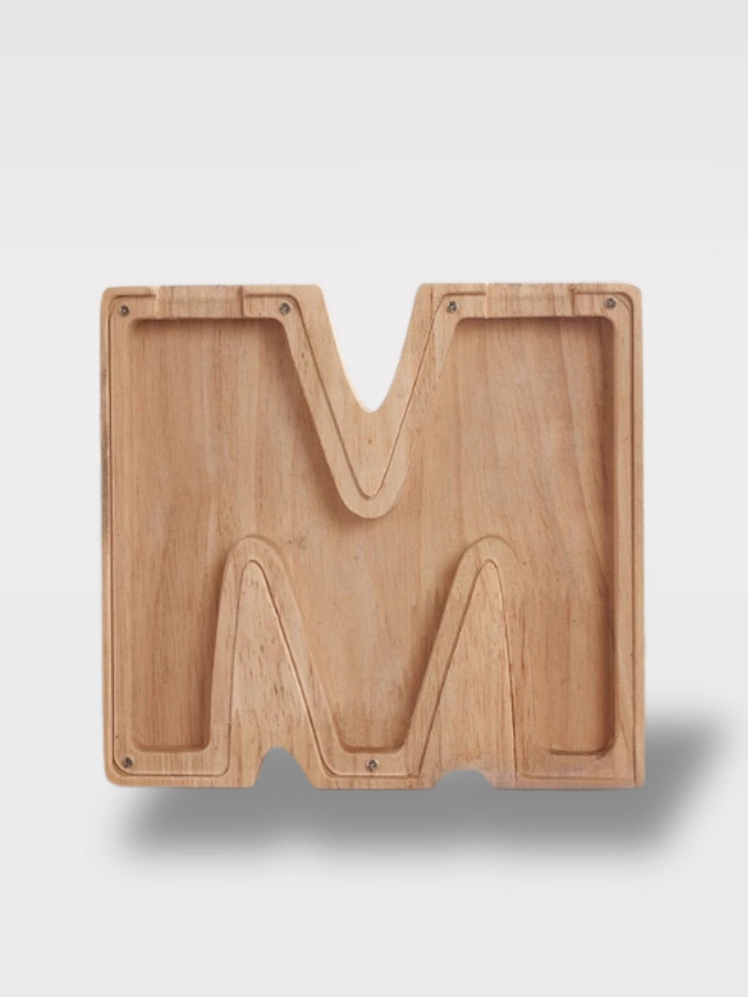 Tirelire En Forme De Lettre En Bois<br>Le Chêne