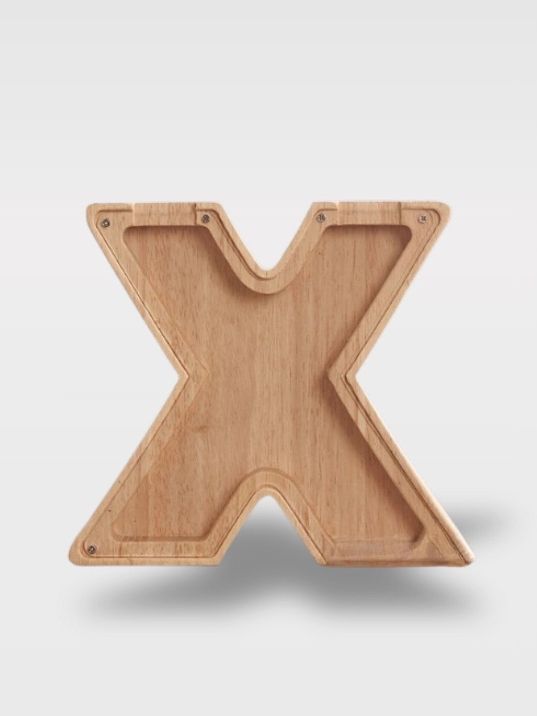 Tirelire En Forme De Lettre En Bois<br>Le Chêne