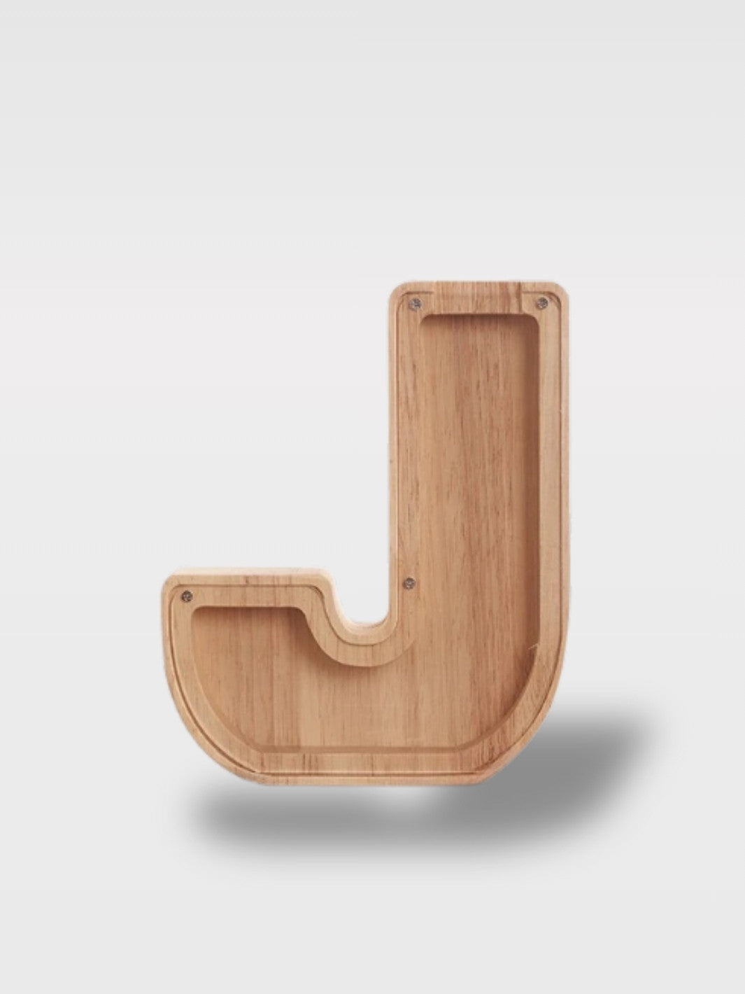 Tirelire En Forme De Lettre En Bois<br>Le Chêne