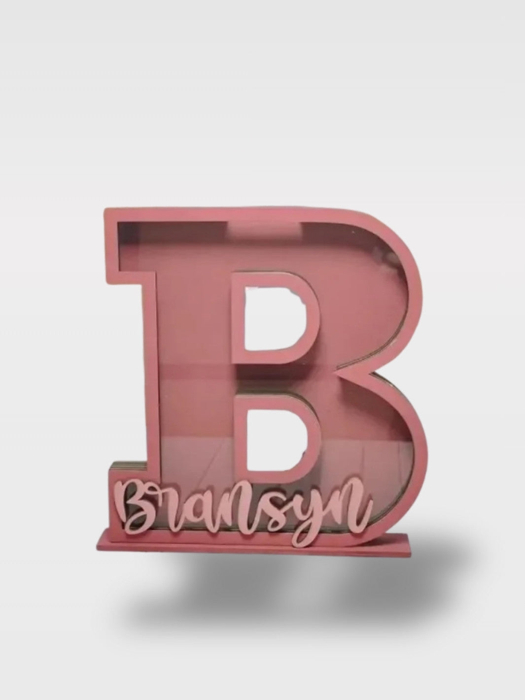 Tirelire Lettre En Bois Personnalisée Avec Nom<br>Le Petit Chef