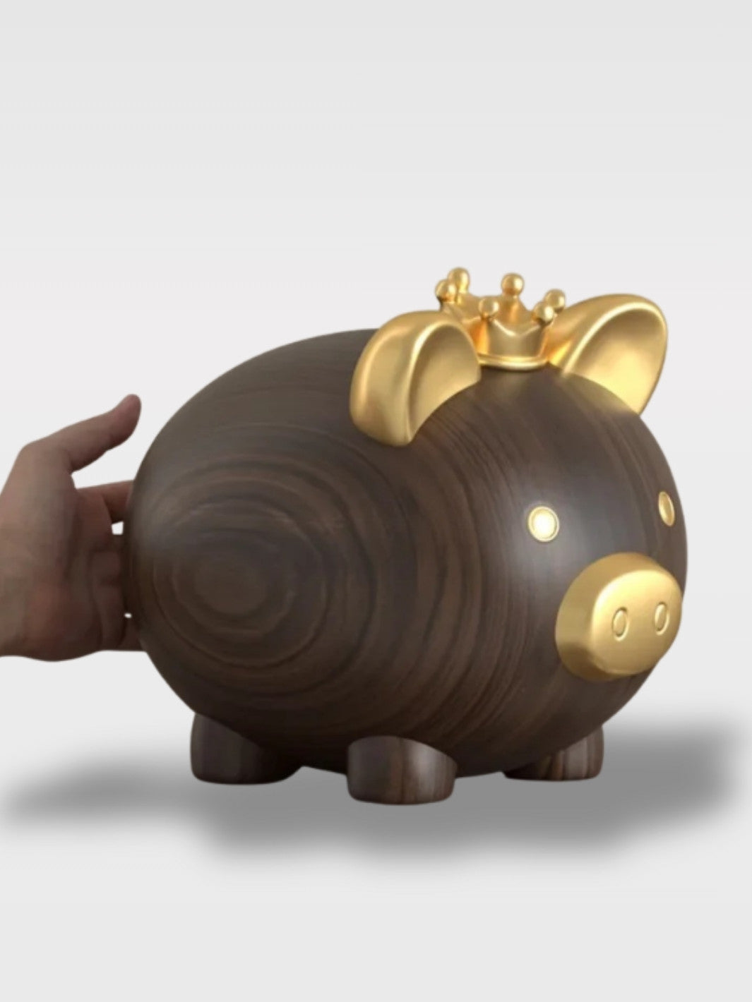 Tirelire Cochon Bois <br>Le Naturel Chic