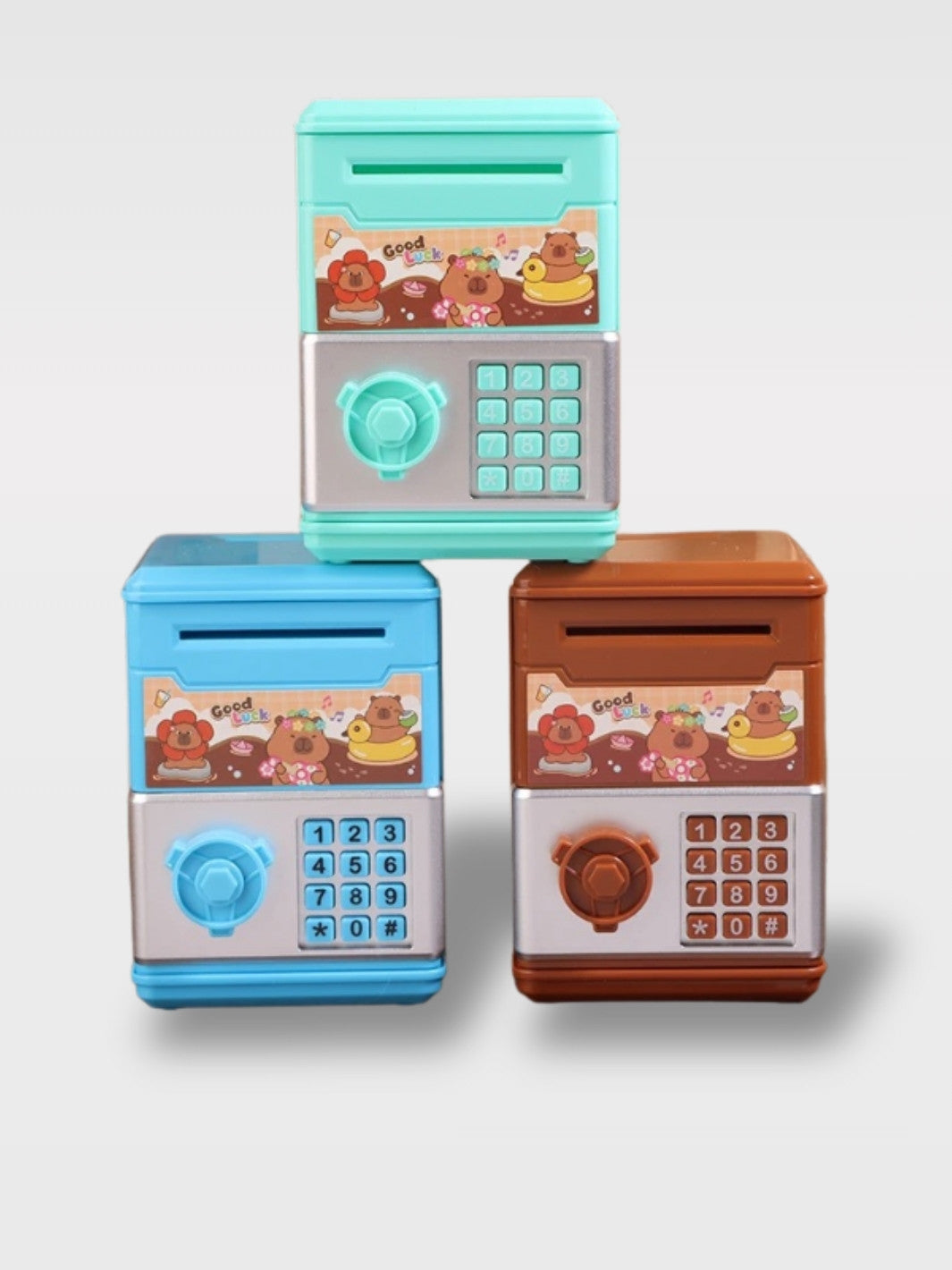 Tirelire Petit Coffre à Code Kawaii<br>Le Coffre Rigolo