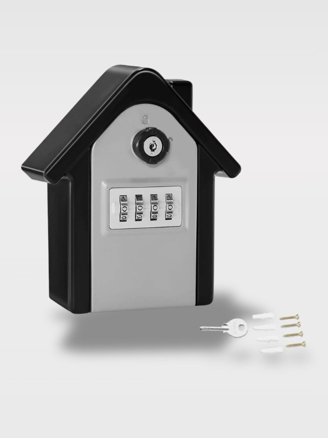 Coffre à Clé Encastrable 2 en 1 en Forme de Maison<br>La Petite Forteresse