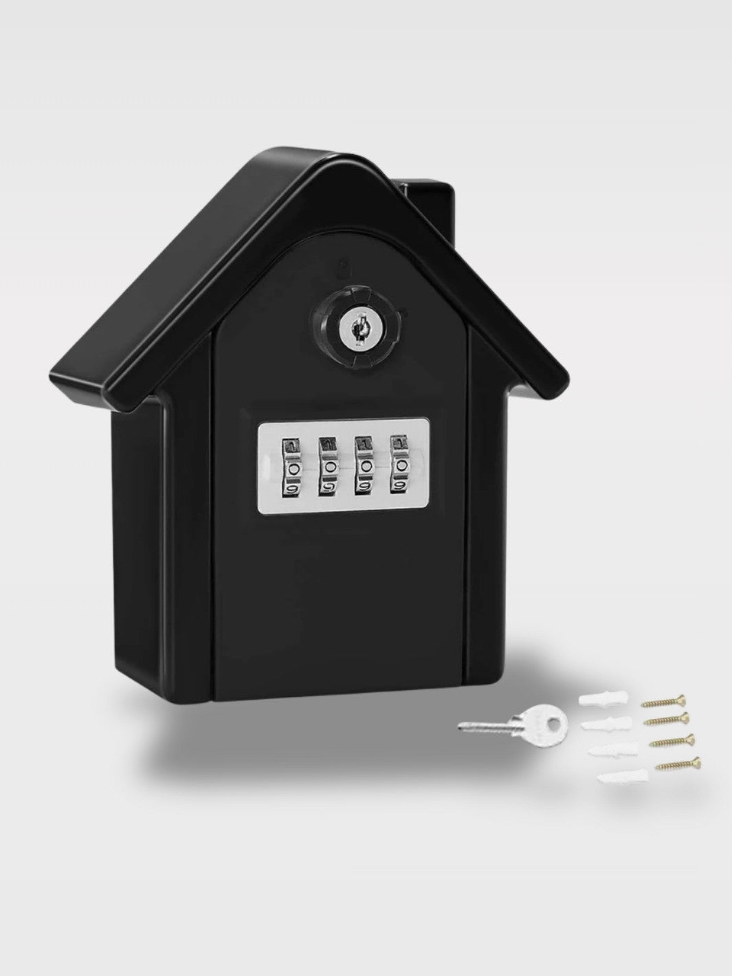 Coffre à Clé Encastrable 2 en 1 en Forme de Maison<br>La Petite Forteresse