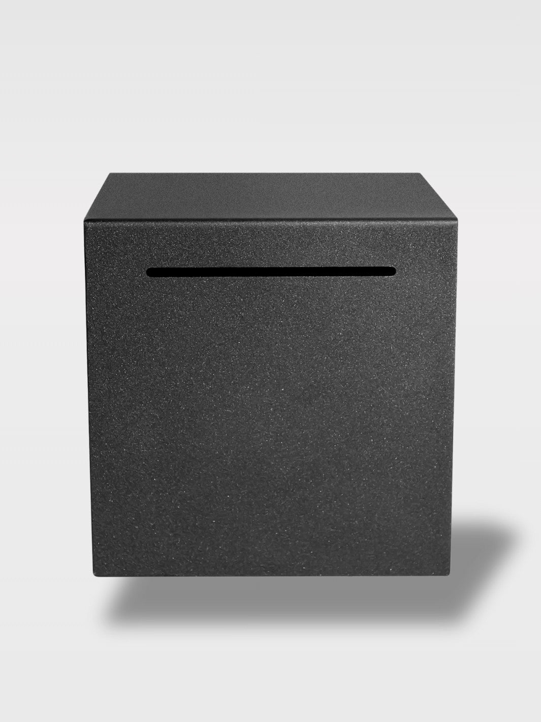 Tirelire Non Ouvrable Métal Noir<br>Le Mystère Noir