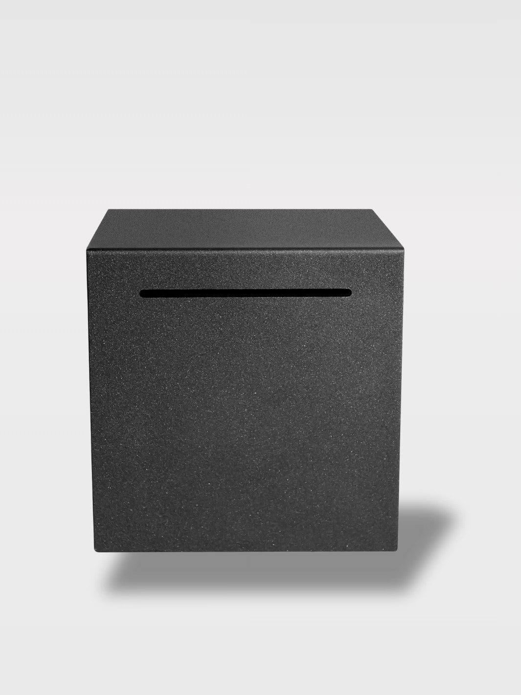 Tirelire Non Ouvrable Métal Noir<br>Le Mystère Noir