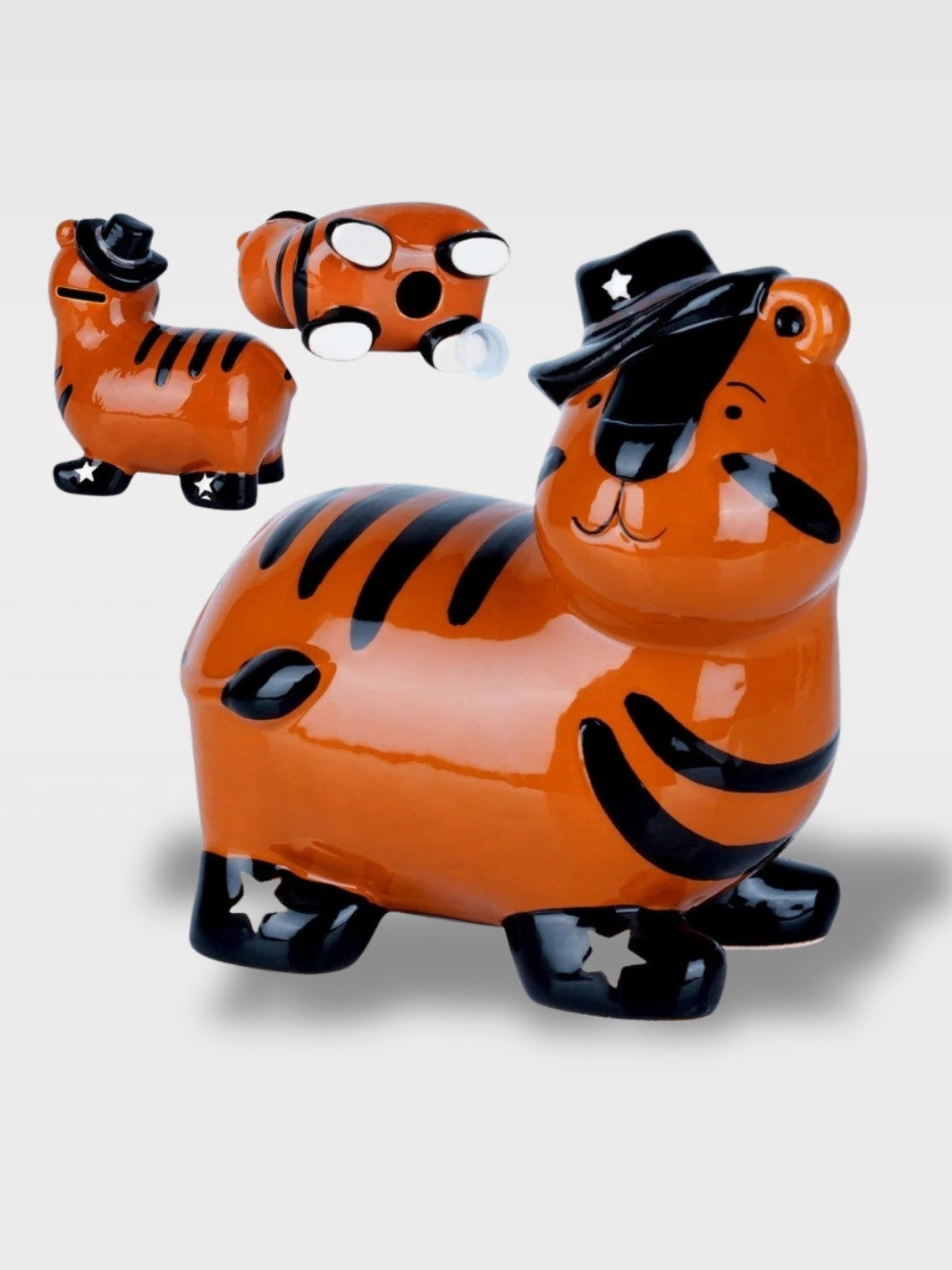 Tirelire Chat Dans Chaussure En Céramique<br>Le Félin Vagabond