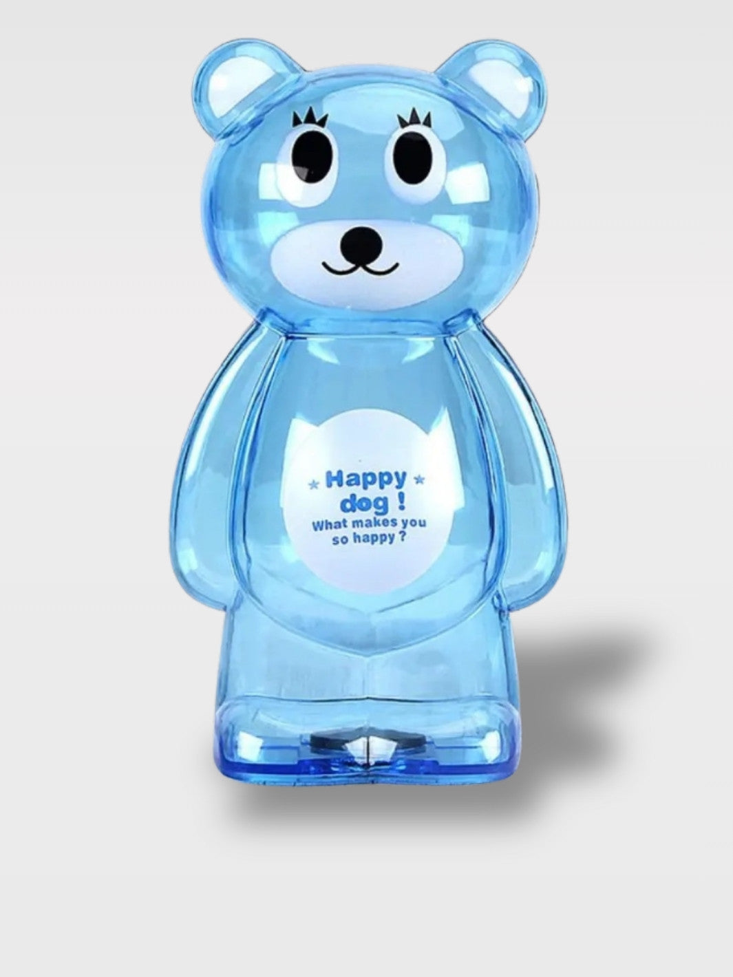 Tirelire Design Ours Transparente<br>Le Garde-Trésor Cristallin