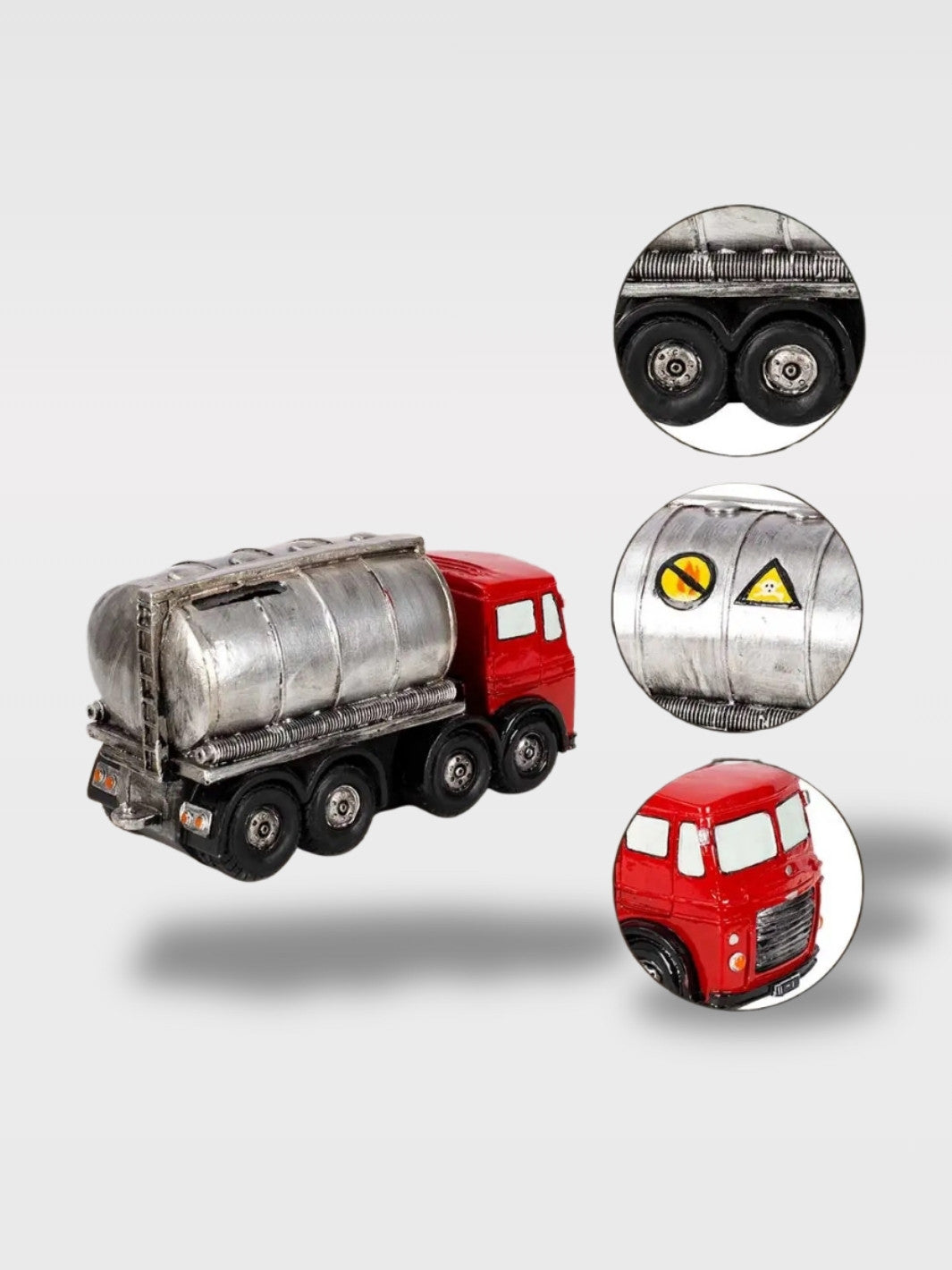 Tirelire Camion de Pompier<br>Le Héros Rouge