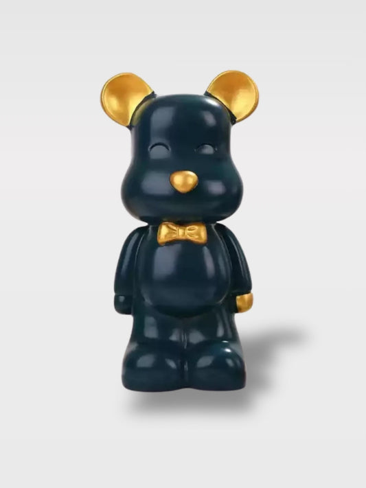 Tirelire Céramique Ours Peint<br>L’Artiste des Économies