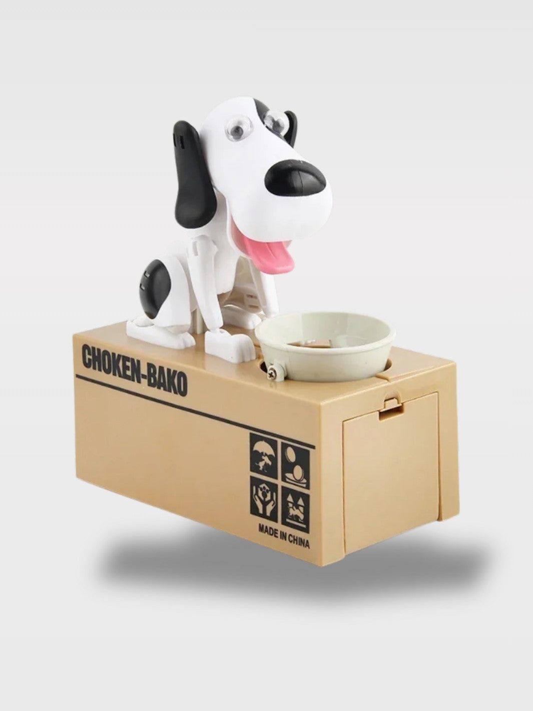 Tirelire Chien Mange Pièce <br> Croq’Pièces le Chien Malin