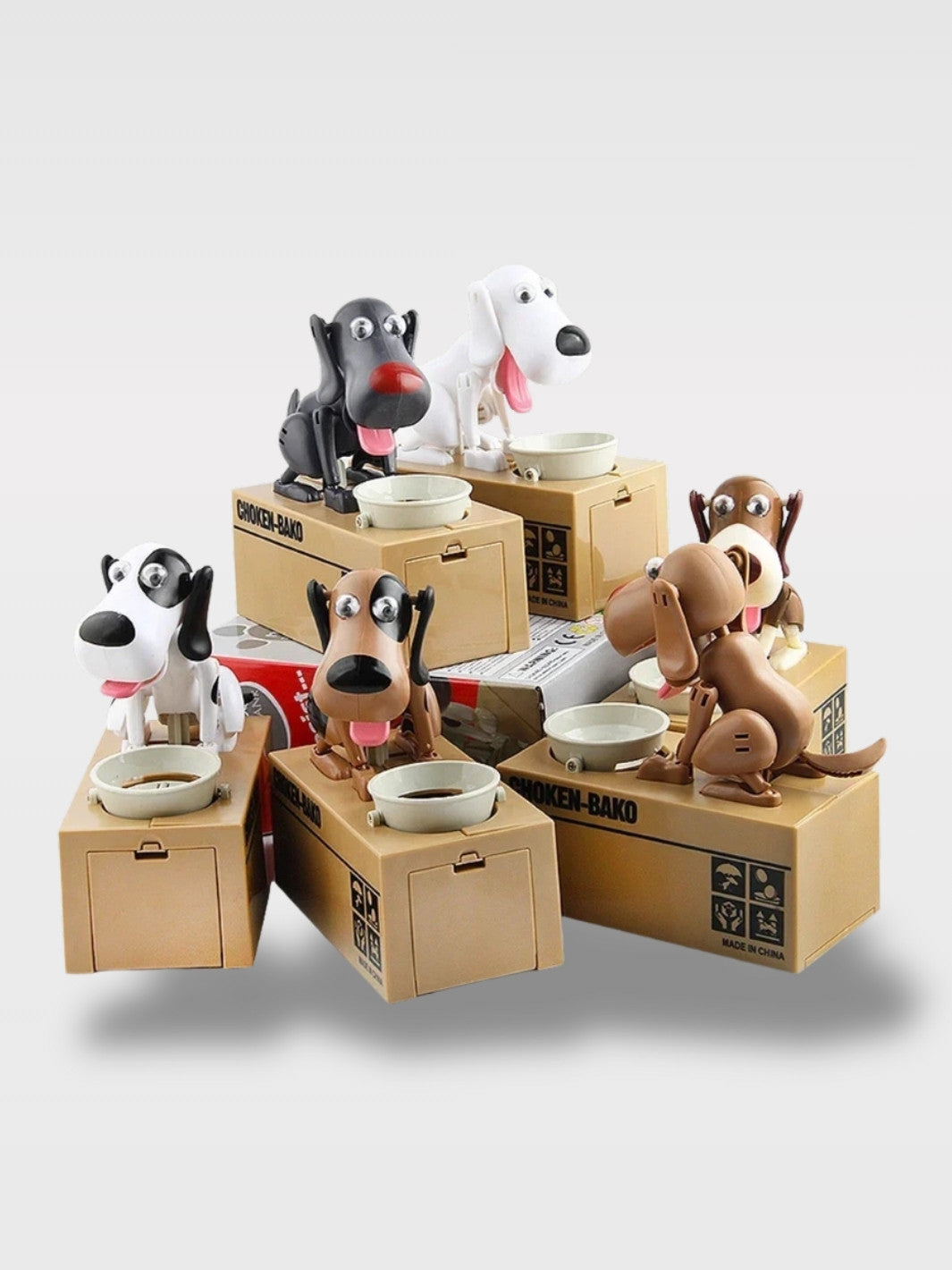 Tirelire Chien Mange Pièce <br> Croq’Pièces le Chien Malin