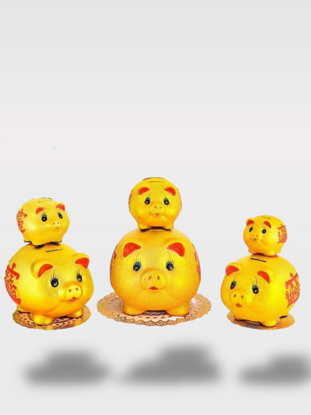 Tirelire Cochon Chinois<br>Le Rubis Chanceux