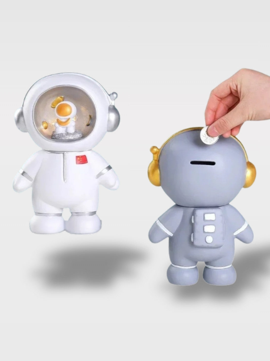 Tirelire astronaute veilleuse <br>Le Gardien des Étoiles