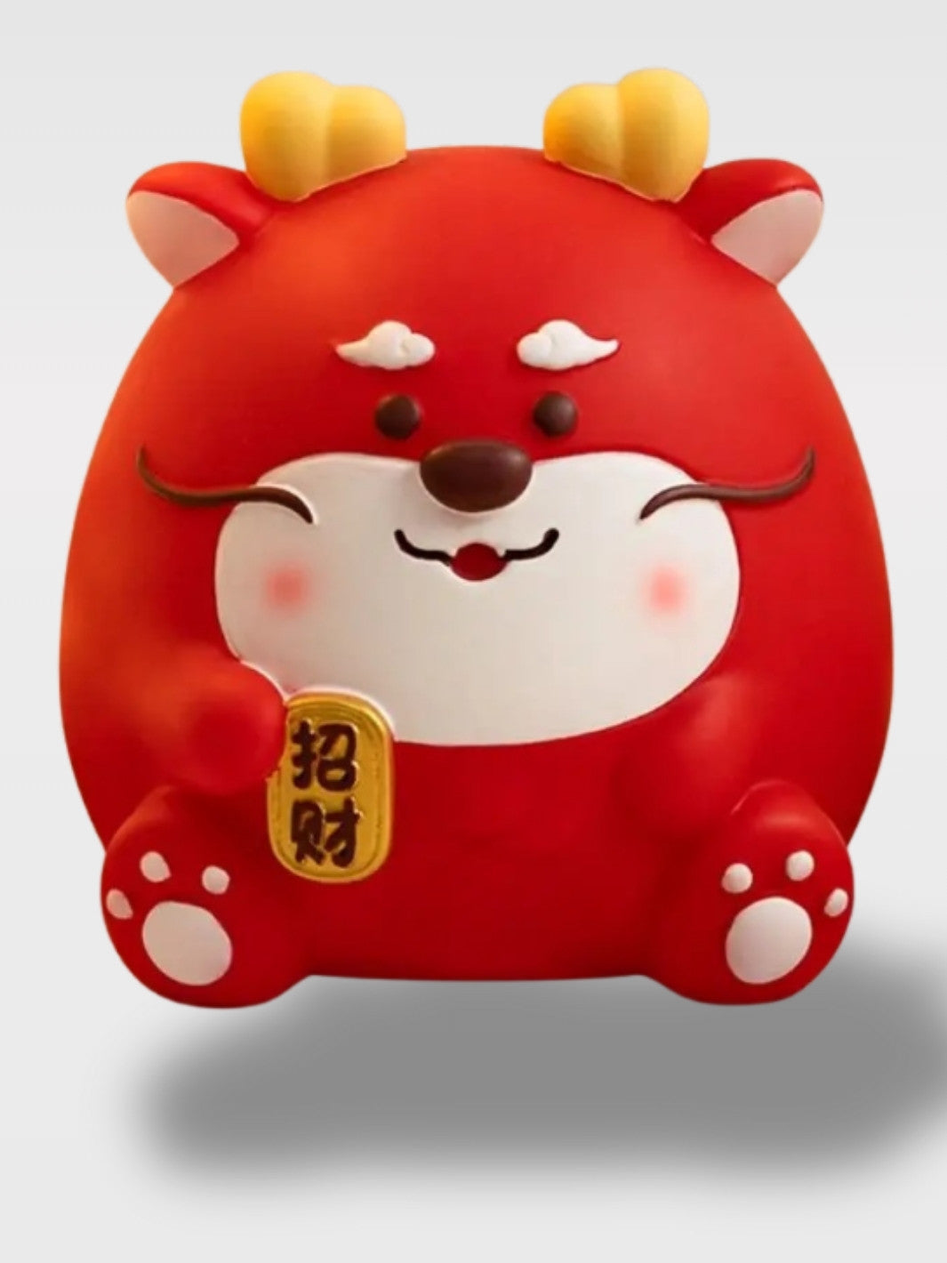 Tirelire Ours Motif Dragon <br>Le Gardien du Feu Sacré