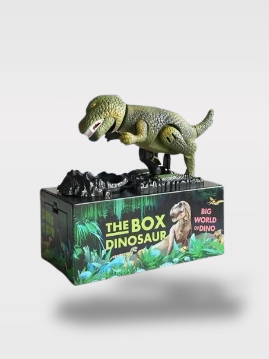 Tirelire Attrape Pièces Dinosaure<br>Le Raptor Malin