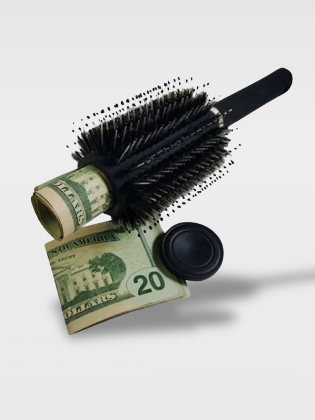 Brosse à Cheveux Trompe-l’Œil<br>La Cachette Discrète