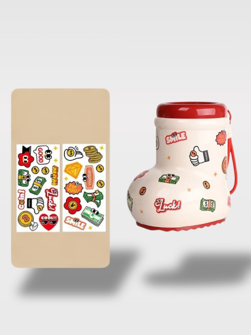 Tirelire Botte à Personnaliser<br>La Bottine Malicieuse