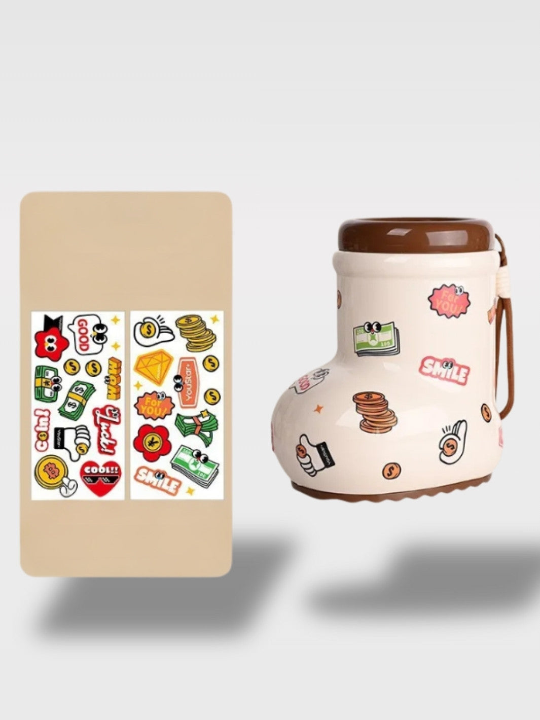 Tirelire Botte à Personnaliser<br>La Bottine Malicieuse